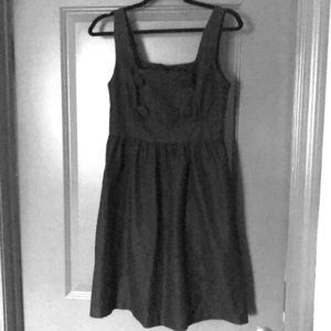 Black and white polka dot work- fun dress!